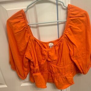 Orange Target Shirt.